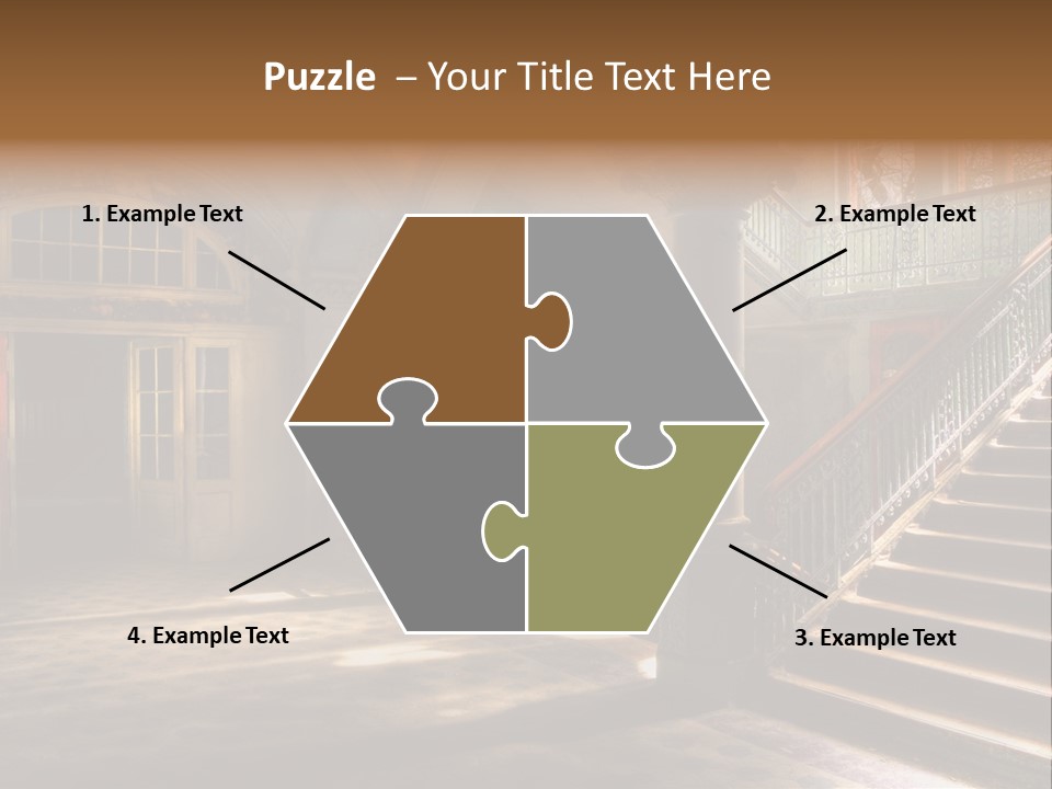 Architektur Location Sonnenstrahlen PowerPoint Template