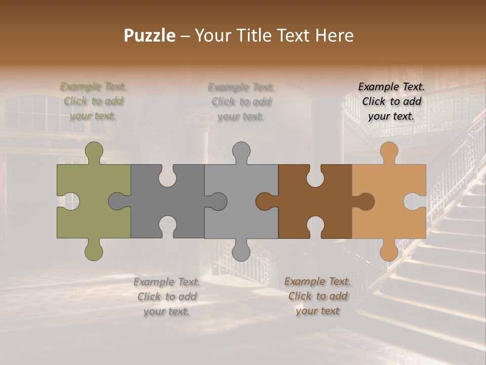 Architektur Location Sonnenstrahlen PowerPoint Template