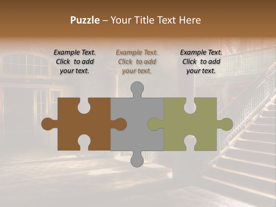 Architektur Location Sonnenstrahlen PowerPoint Template