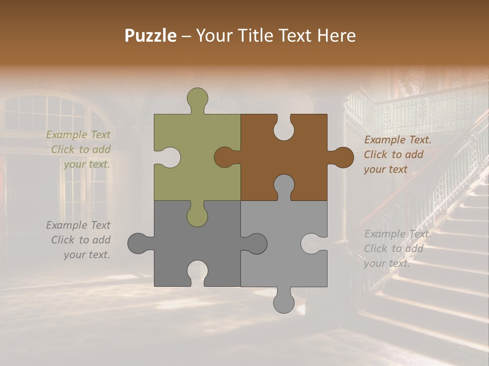 Architektur Location Sonnenstrahlen PowerPoint Template