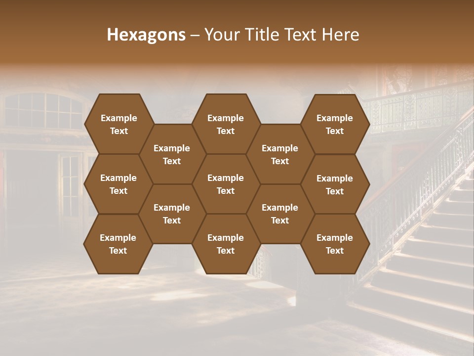 Architektur Location Sonnenstrahlen PowerPoint Template