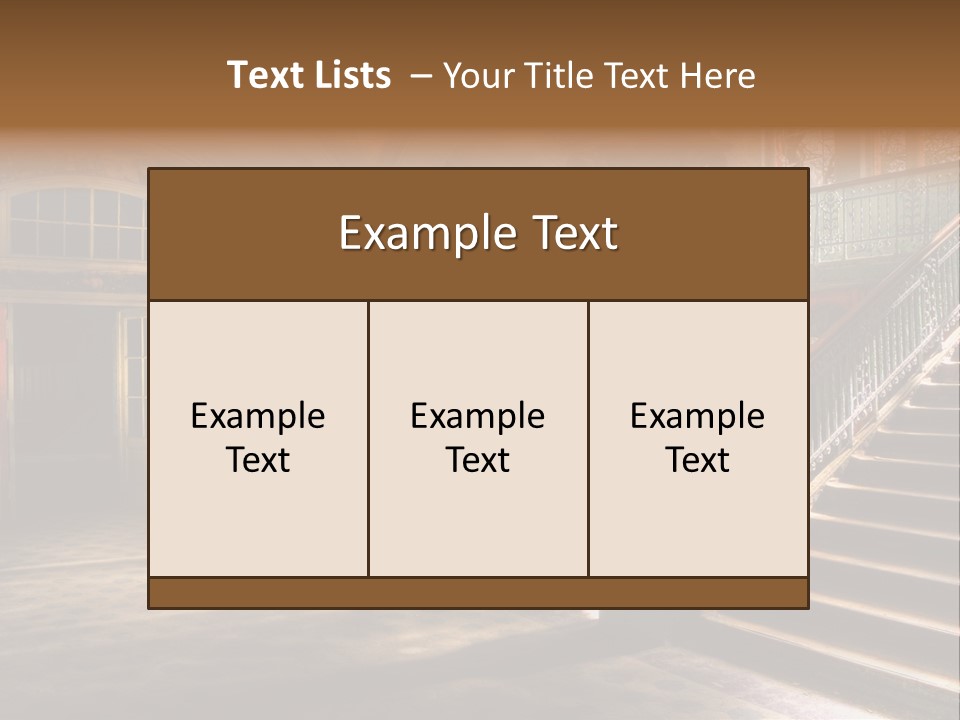 Architektur Location Sonnenstrahlen PowerPoint Template