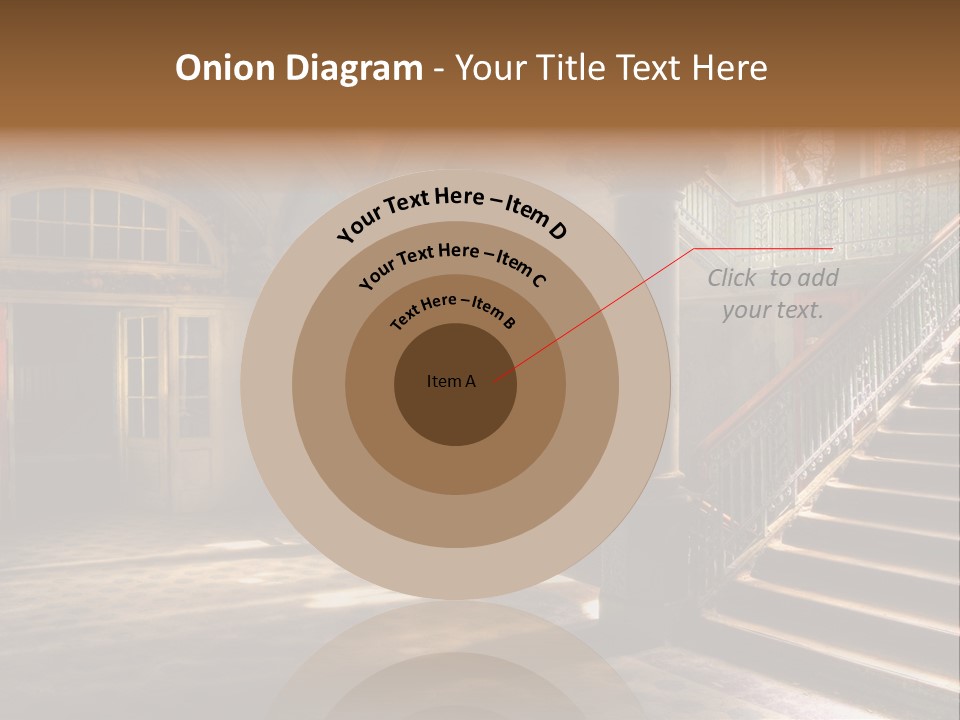 Architektur Location Sonnenstrahlen PowerPoint Template