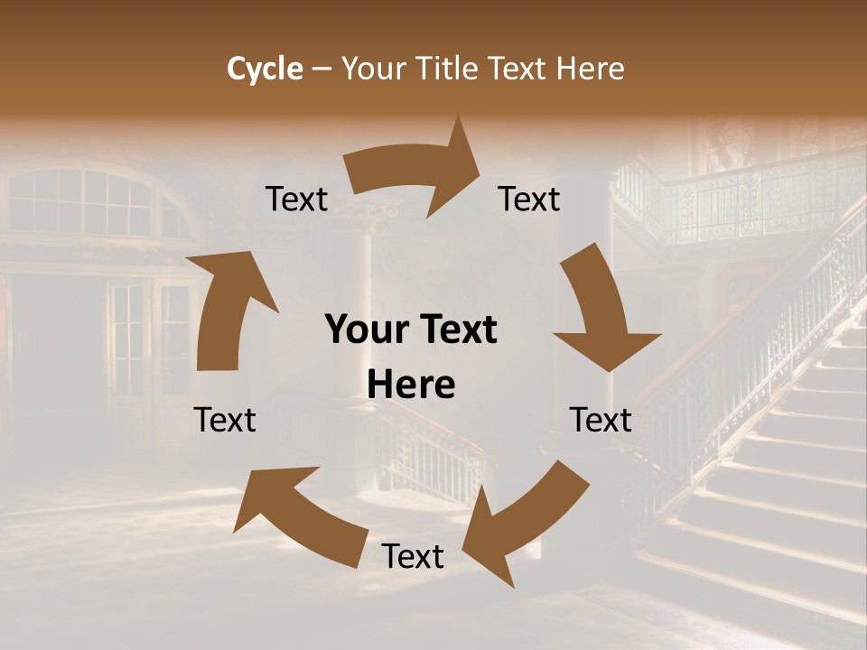 Architektur Location Sonnenstrahlen PowerPoint Template