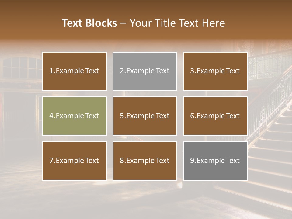 Architektur Location Sonnenstrahlen PowerPoint Template