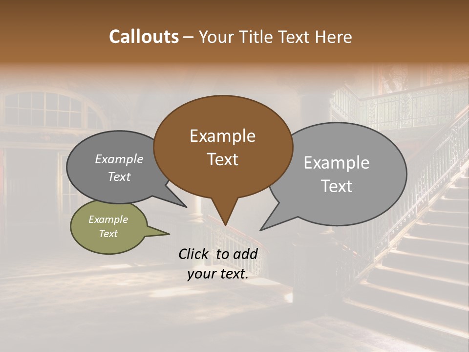 Architektur Location Sonnenstrahlen PowerPoint Template