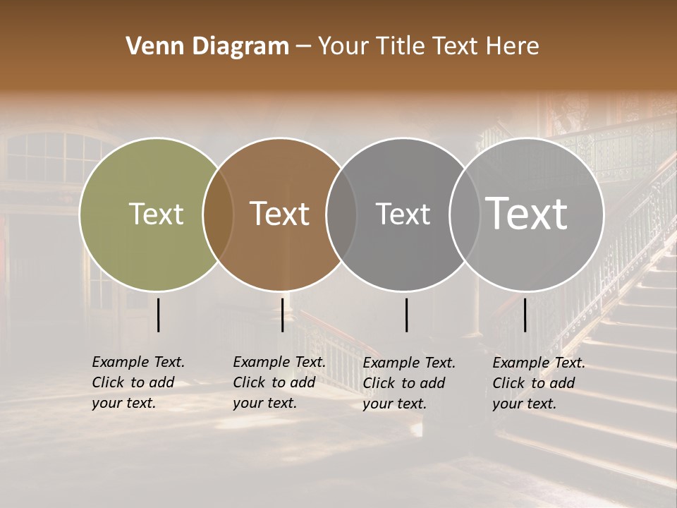 Architektur Location Sonnenstrahlen PowerPoint Template
