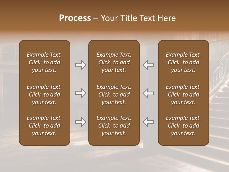 Architektur Location Sonnenstrahlen PowerPoint Template
