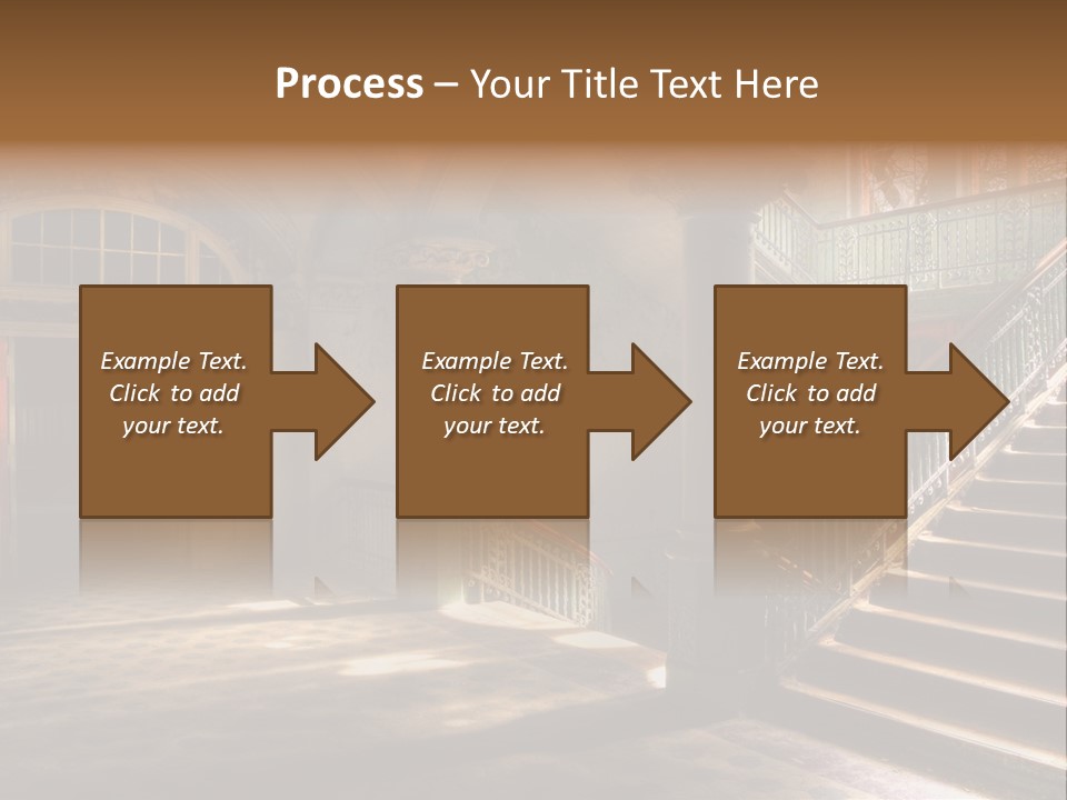 Architektur Location Sonnenstrahlen PowerPoint Template