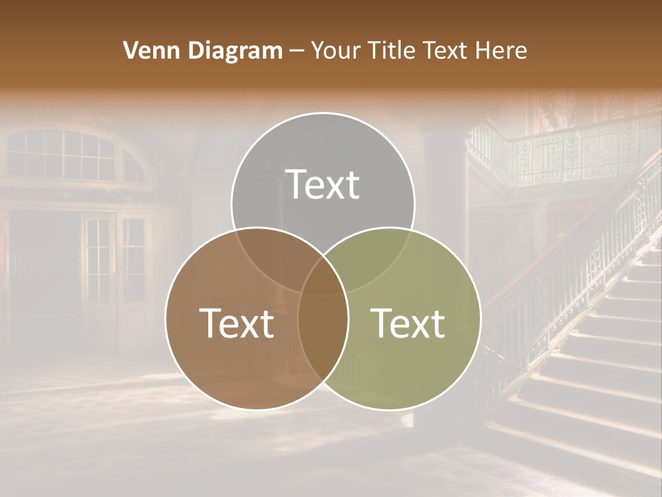 Architektur Location Sonnenstrahlen PowerPoint Template