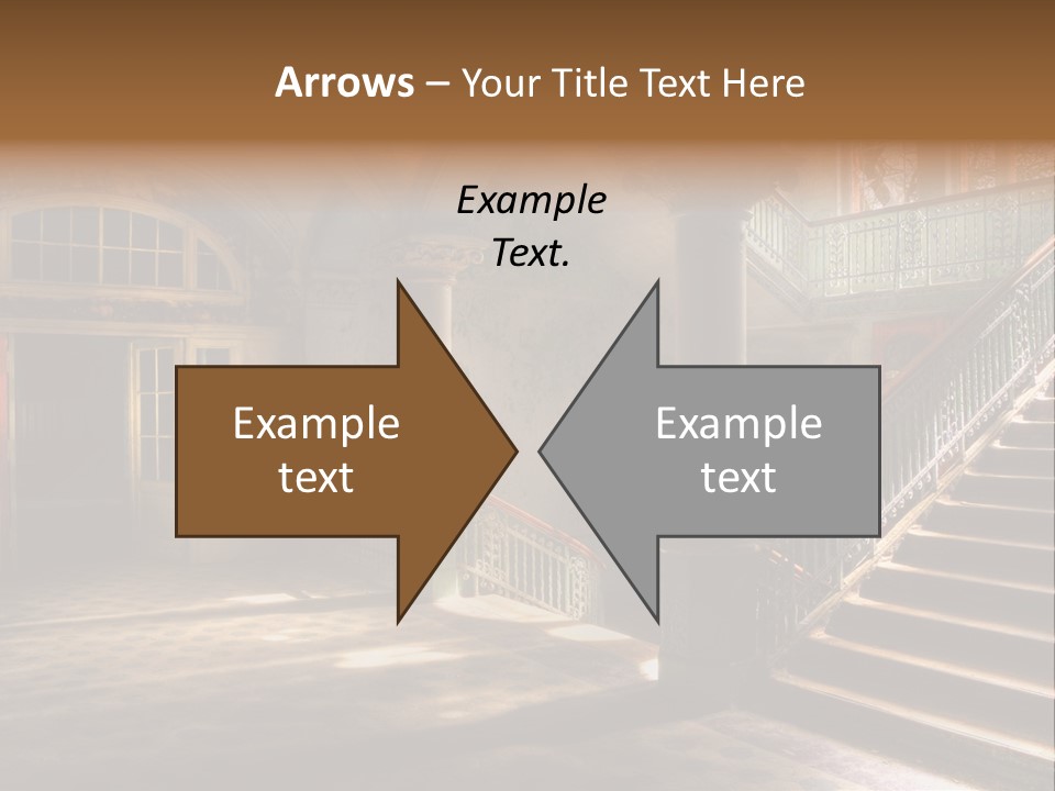 Architektur Location Sonnenstrahlen PowerPoint Template
