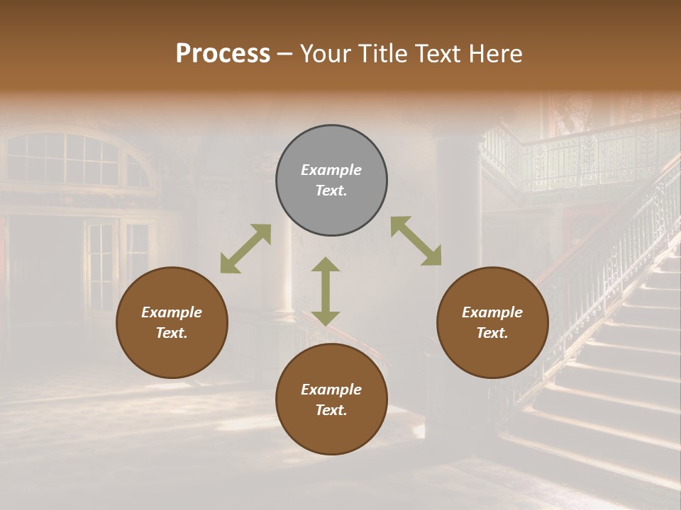 Architektur Location Sonnenstrahlen PowerPoint Template