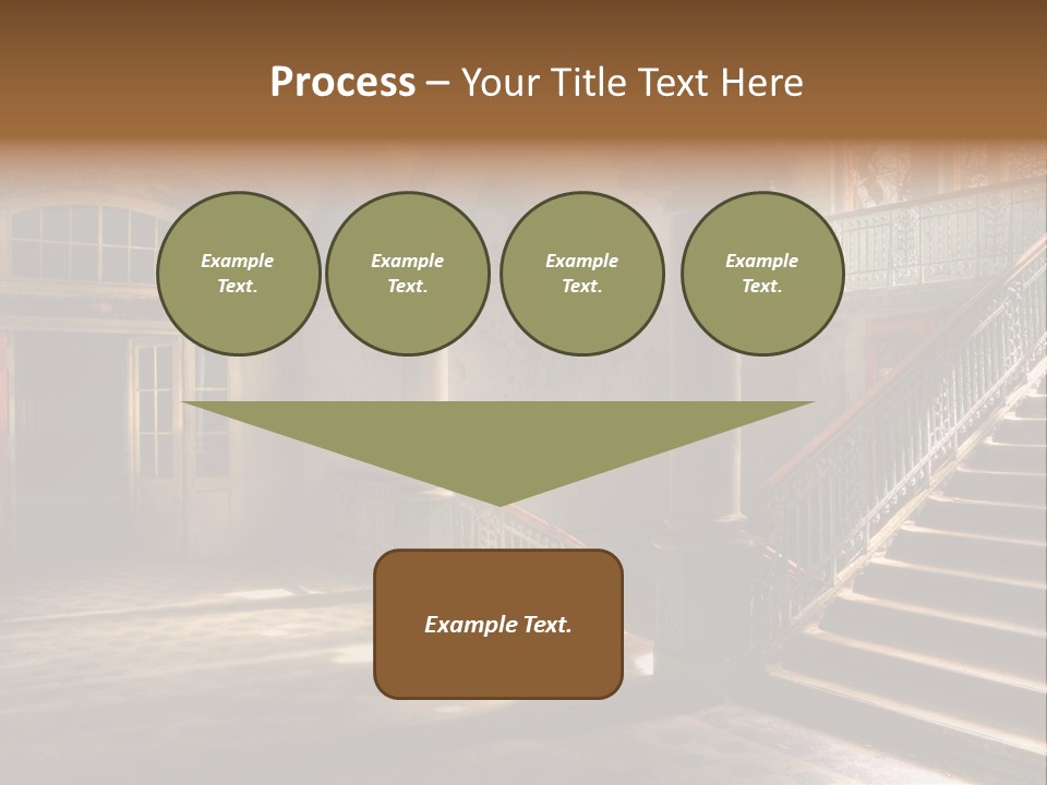 Architektur Location Sonnenstrahlen PowerPoint Template