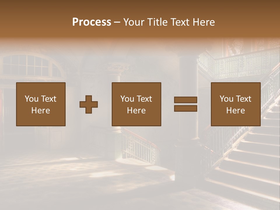 Architektur Location Sonnenstrahlen PowerPoint Template