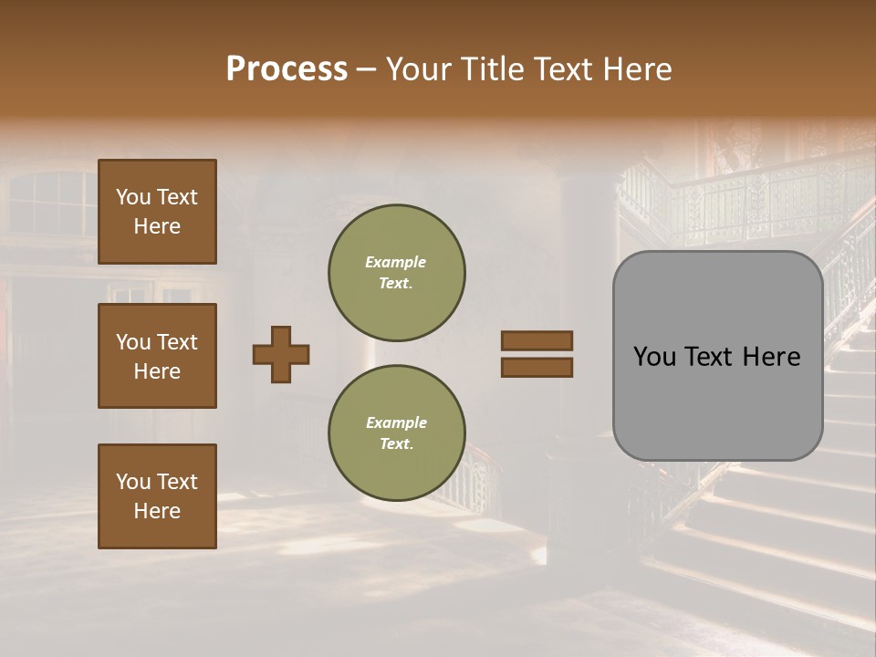 Architektur Location Sonnenstrahlen PowerPoint Template