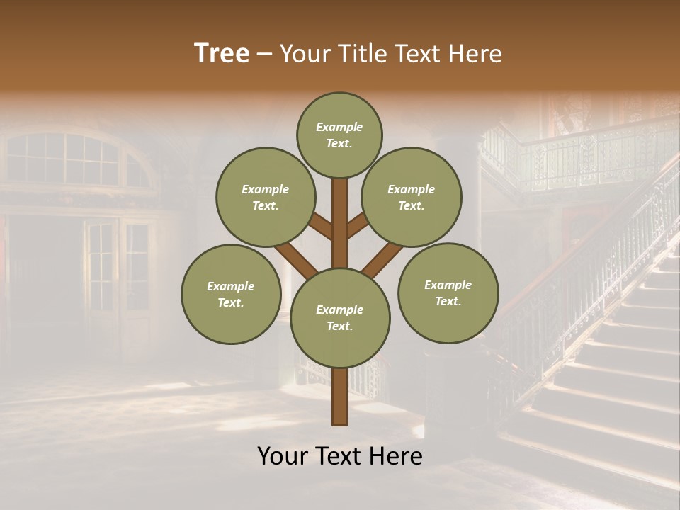 Architektur Location Sonnenstrahlen PowerPoint Template