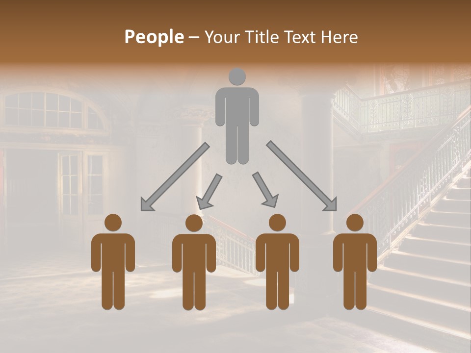 Architektur Location Sonnenstrahlen PowerPoint Template