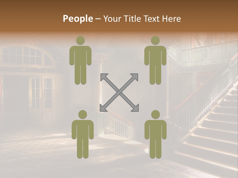 Architektur Location Sonnenstrahlen PowerPoint Template