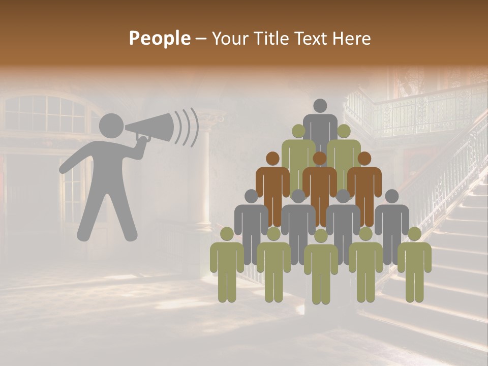 Architektur Location Sonnenstrahlen PowerPoint Template