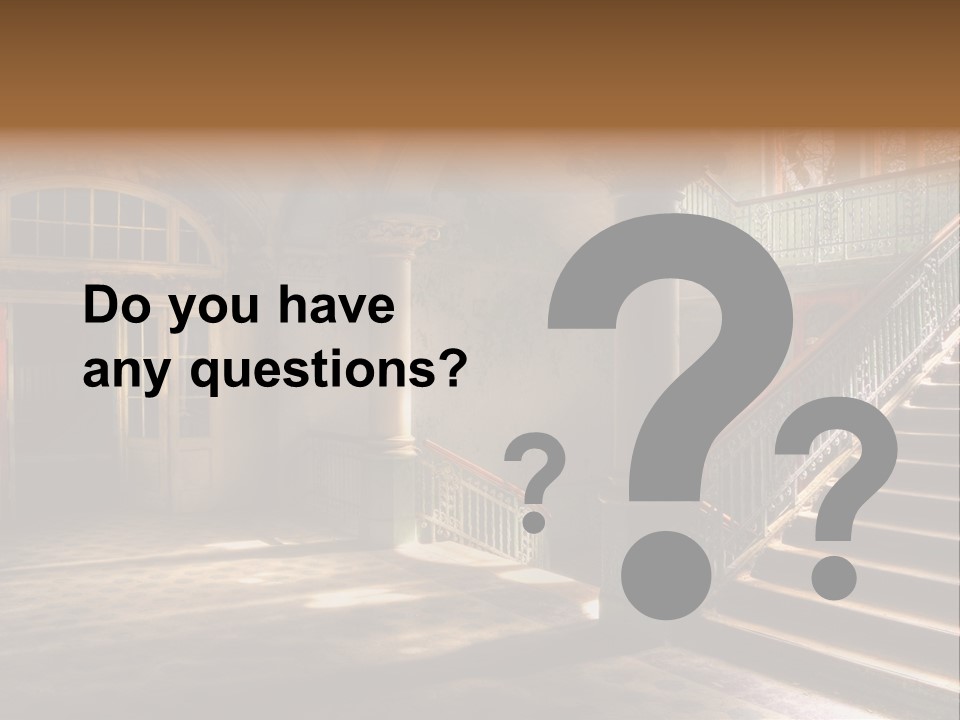 Architektur Location Sonnenstrahlen PowerPoint Template