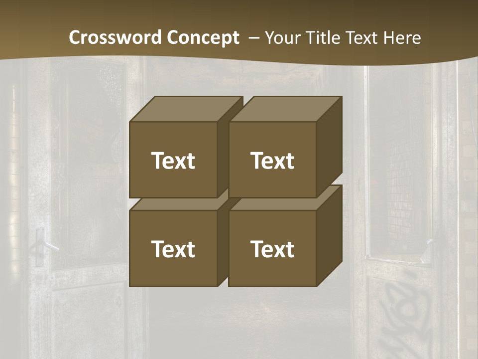 Hospital Gang Sanierung PowerPoint Template