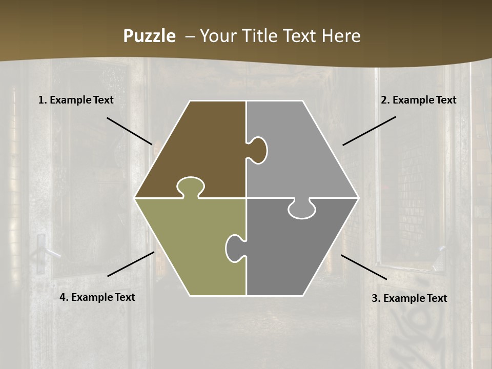 Hospital Gang Sanierung PowerPoint Template