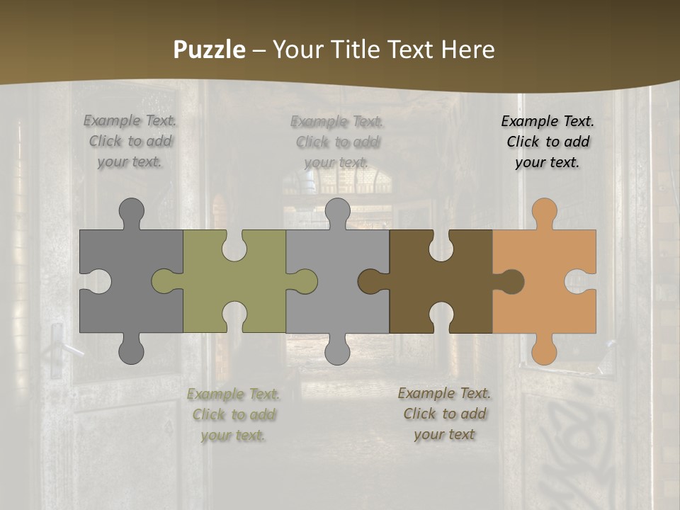 Hospital Gang Sanierung PowerPoint Template