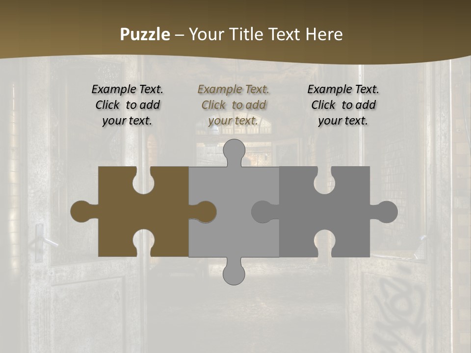 Hospital Gang Sanierung PowerPoint Template