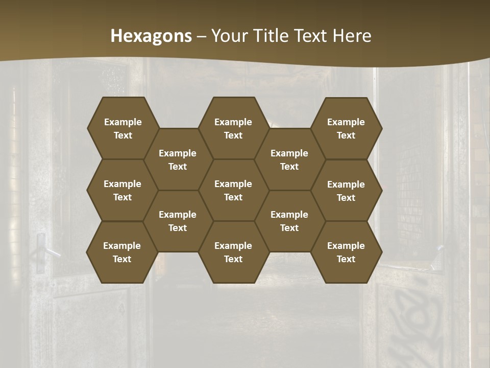 Hospital Gang Sanierung PowerPoint Template