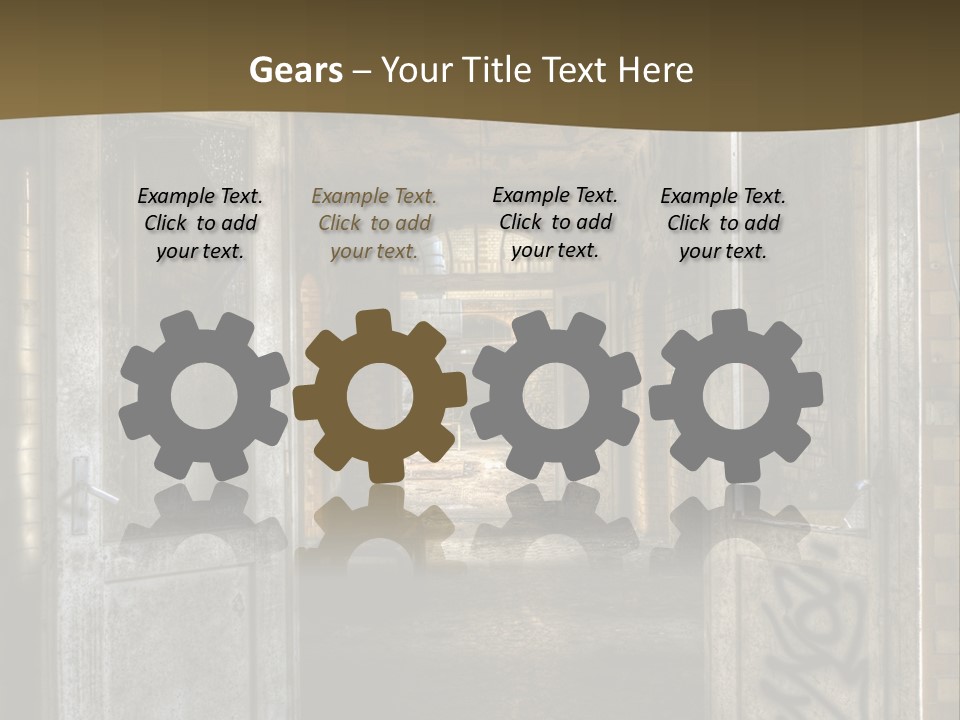 Hospital Gang Sanierung PowerPoint Template