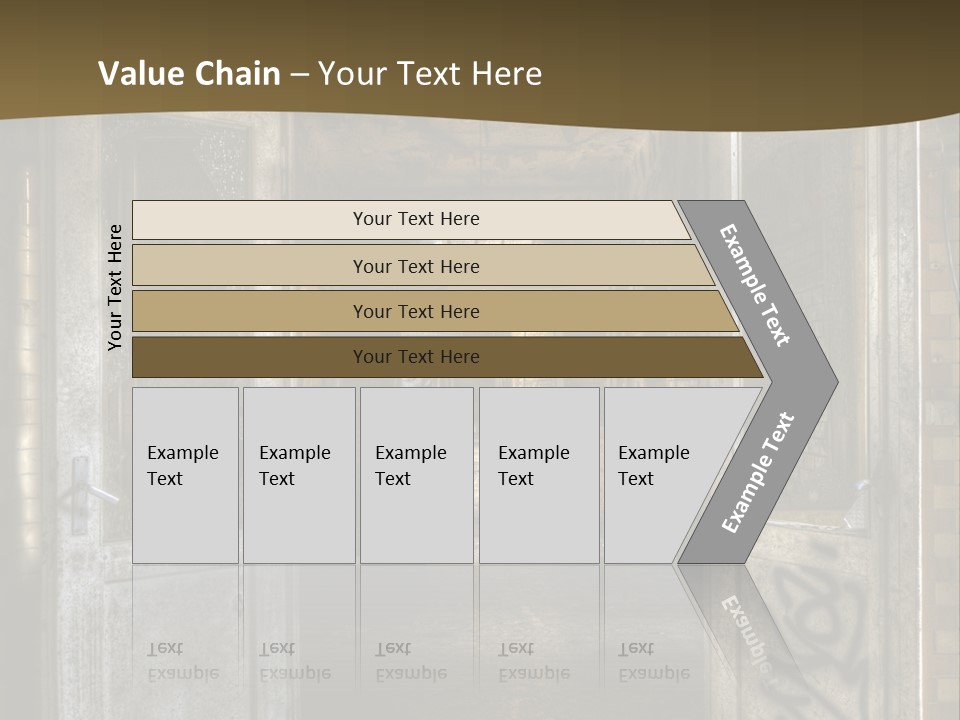 Hospital Gang Sanierung PowerPoint Template