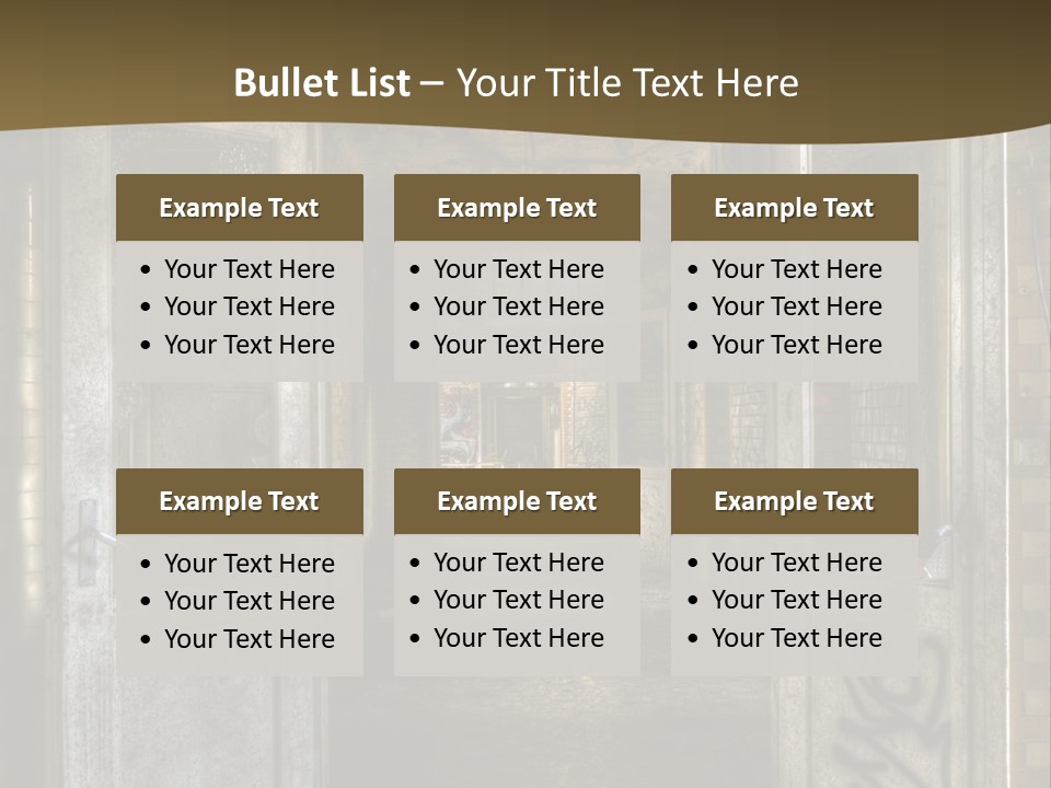 Hospital Gang Sanierung PowerPoint Template