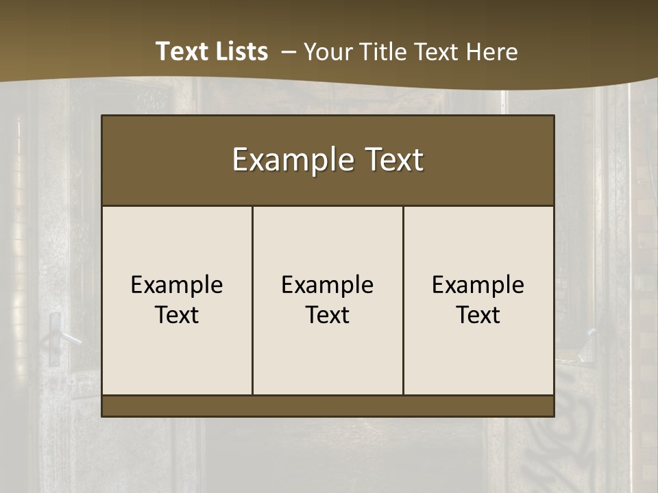 Hospital Gang Sanierung PowerPoint Template