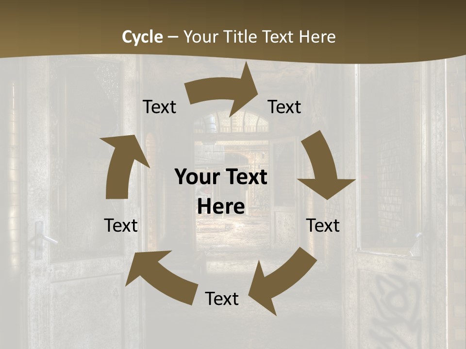 Hospital Gang Sanierung PowerPoint Template