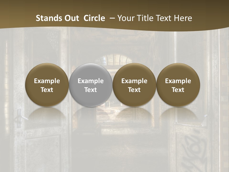 Hospital Gang Sanierung PowerPoint Template