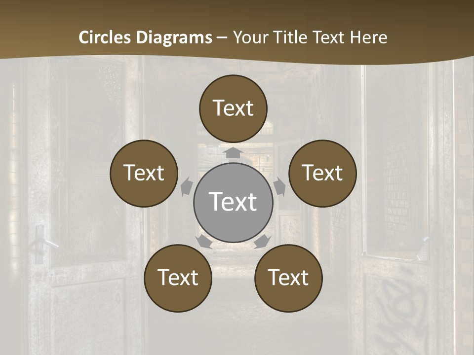 Hospital Gang Sanierung PowerPoint Template