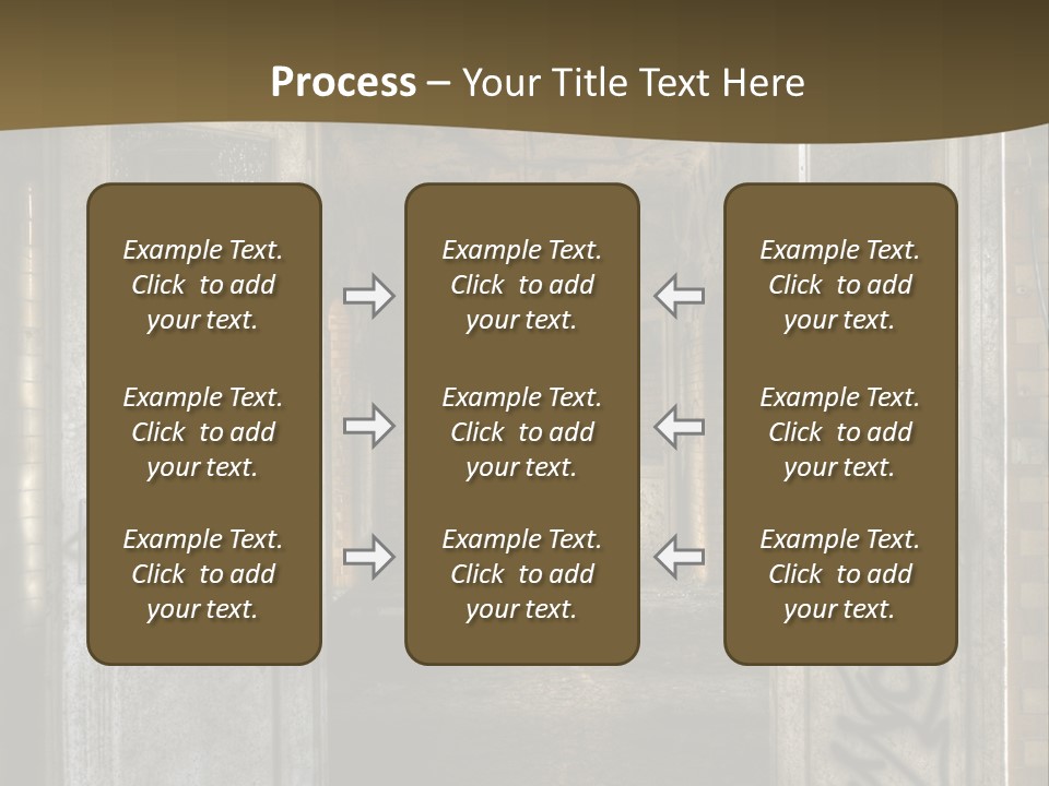 Hospital Gang Sanierung PowerPoint Template