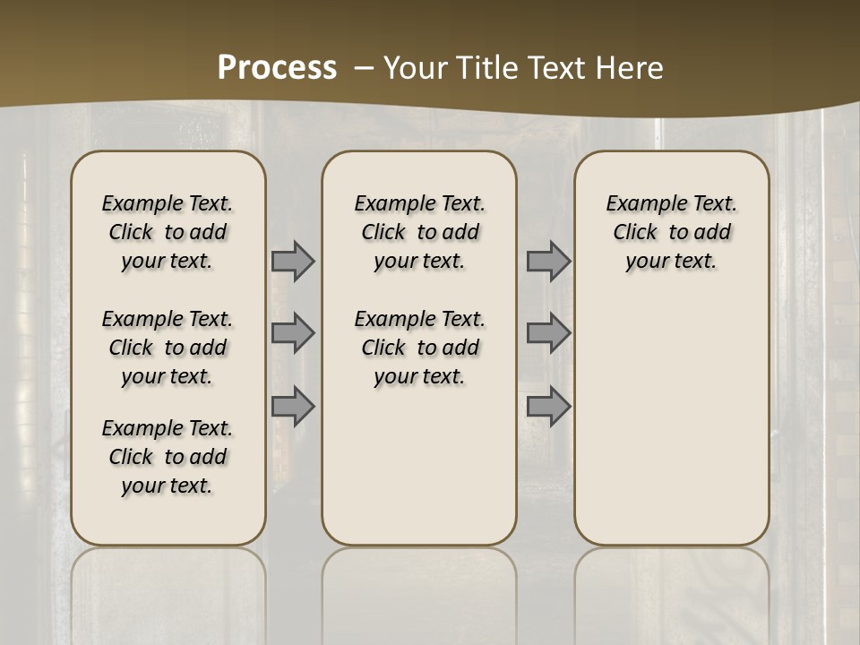Hospital Gang Sanierung PowerPoint Template
