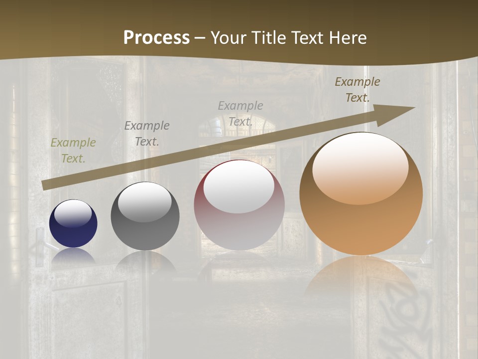 Hospital Gang Sanierung PowerPoint Template