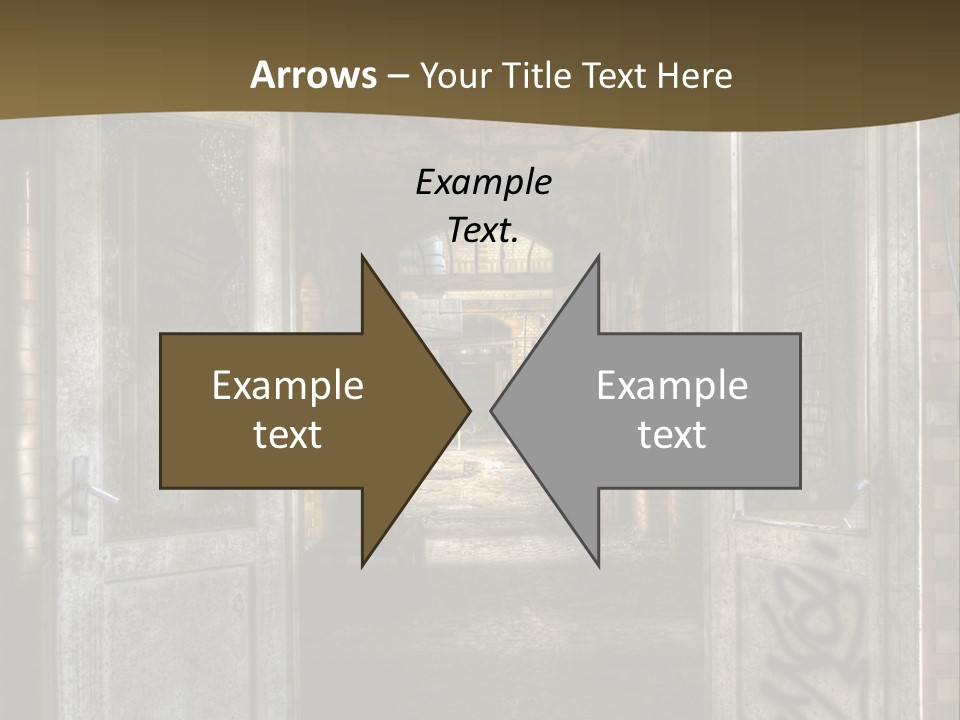 Hospital Gang Sanierung PowerPoint Template