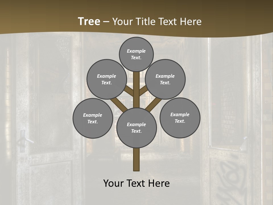 Hospital Gang Sanierung PowerPoint Template