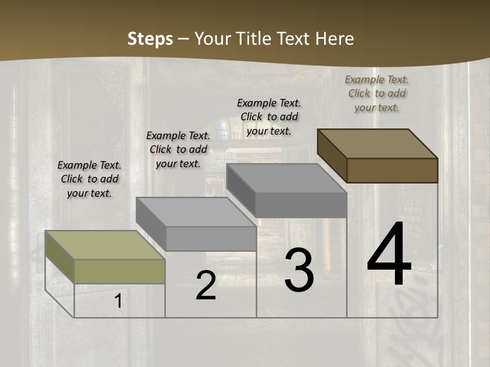 Hospital Gang Sanierung PowerPoint Template