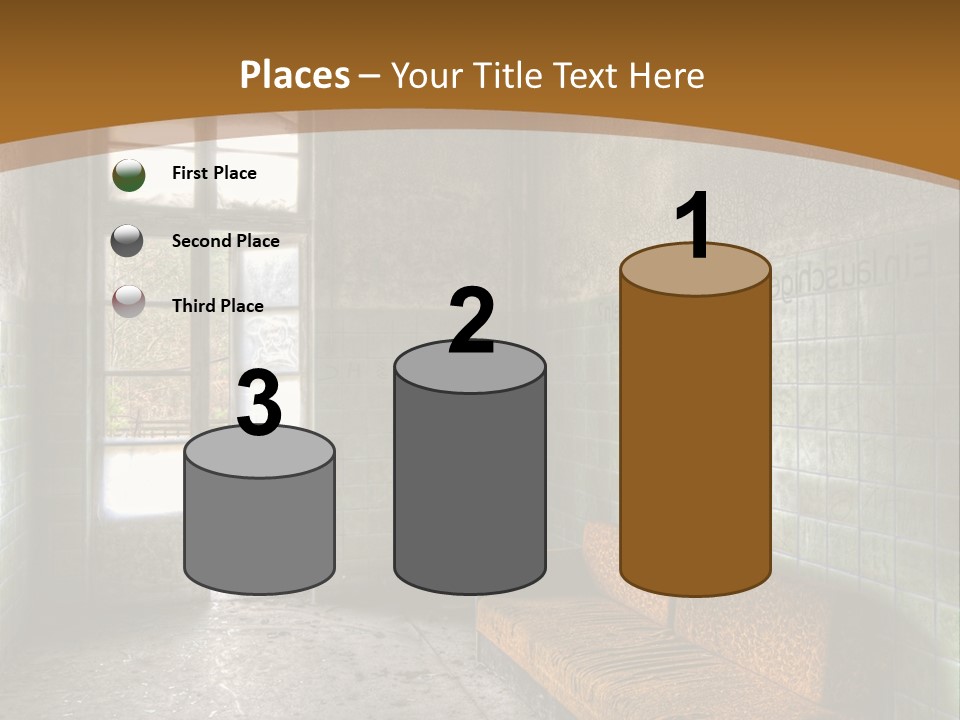 Vandalismus Raum Tristesse PowerPoint Template