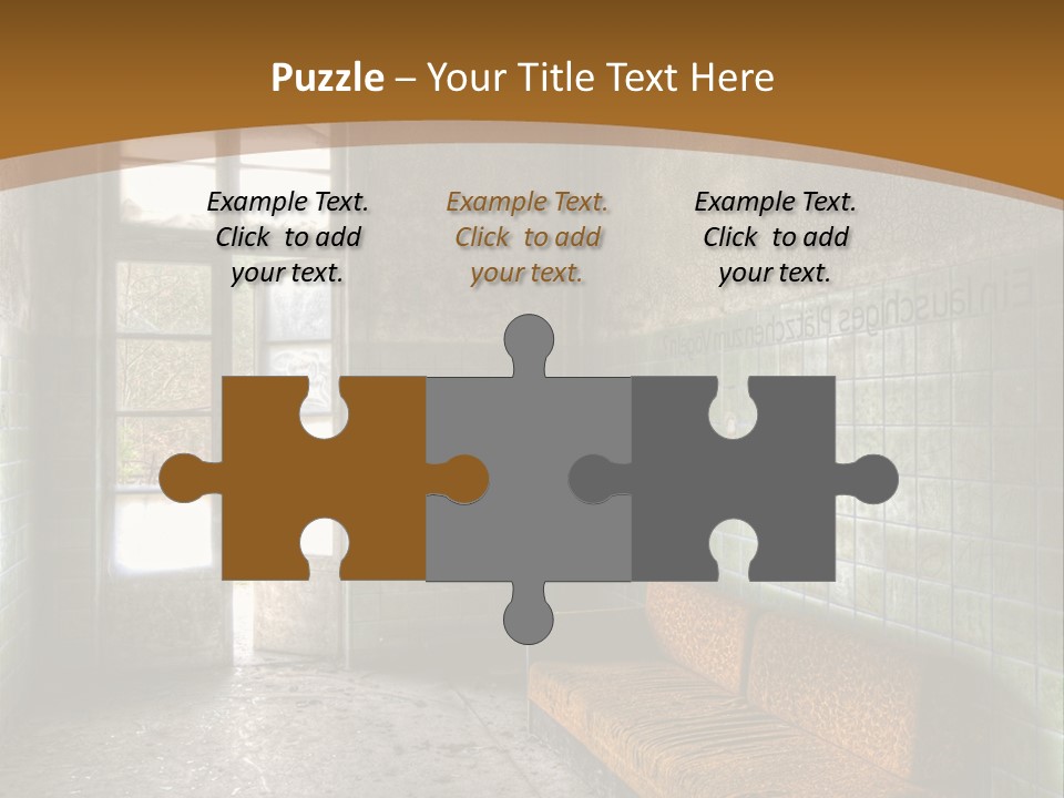 Vandalismus Raum Tristesse PowerPoint Template