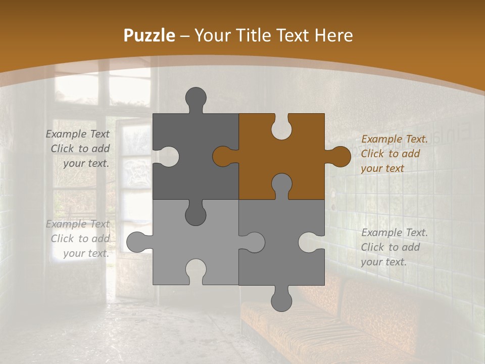 Vandalismus Raum Tristesse PowerPoint Template