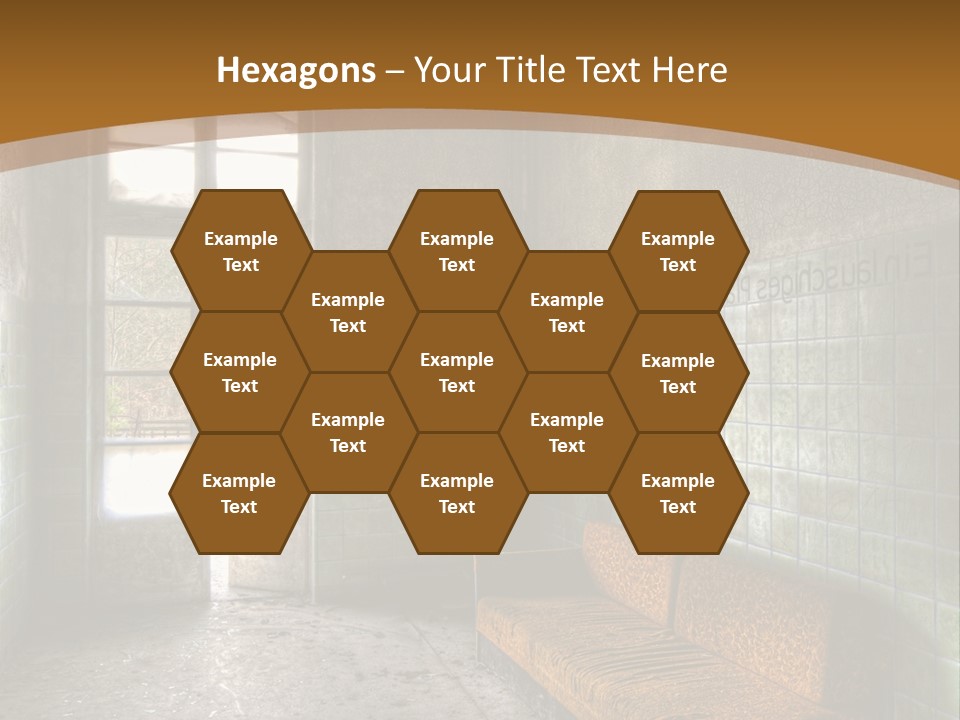 Vandalismus Raum Tristesse PowerPoint Template