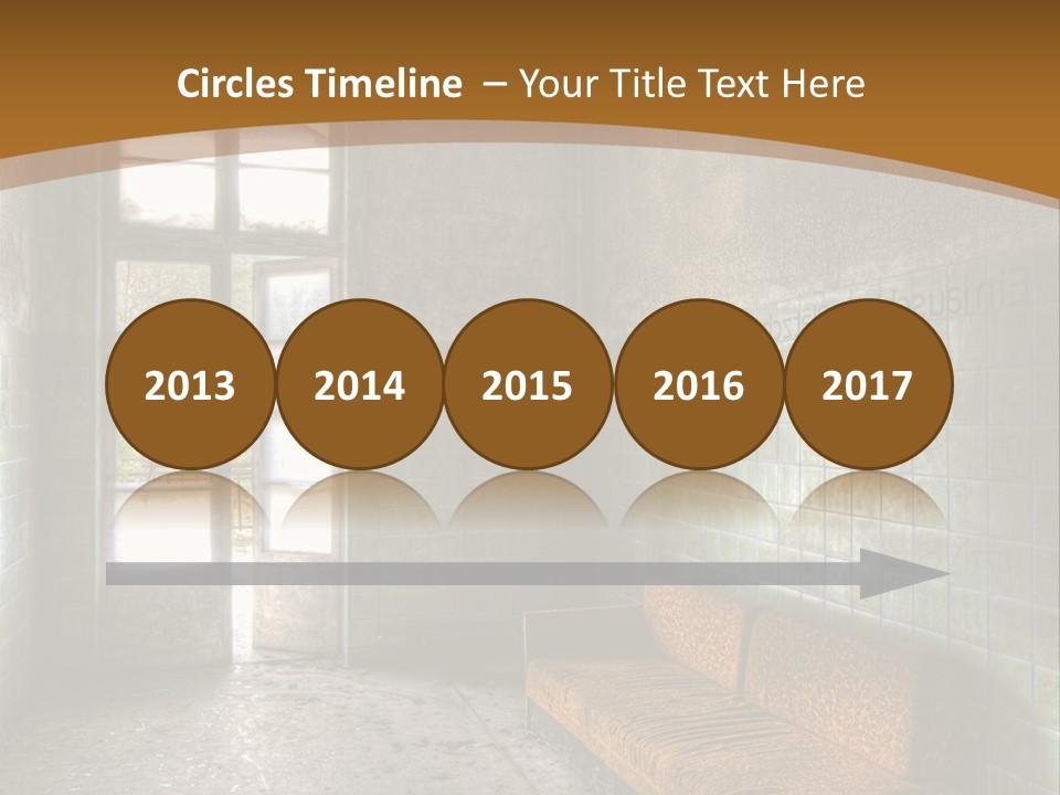 Vandalismus Raum Tristesse PowerPoint Template