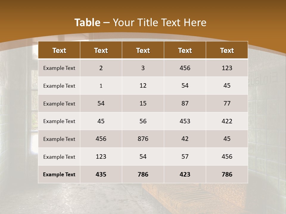 Vandalismus Raum Tristesse PowerPoint Template
