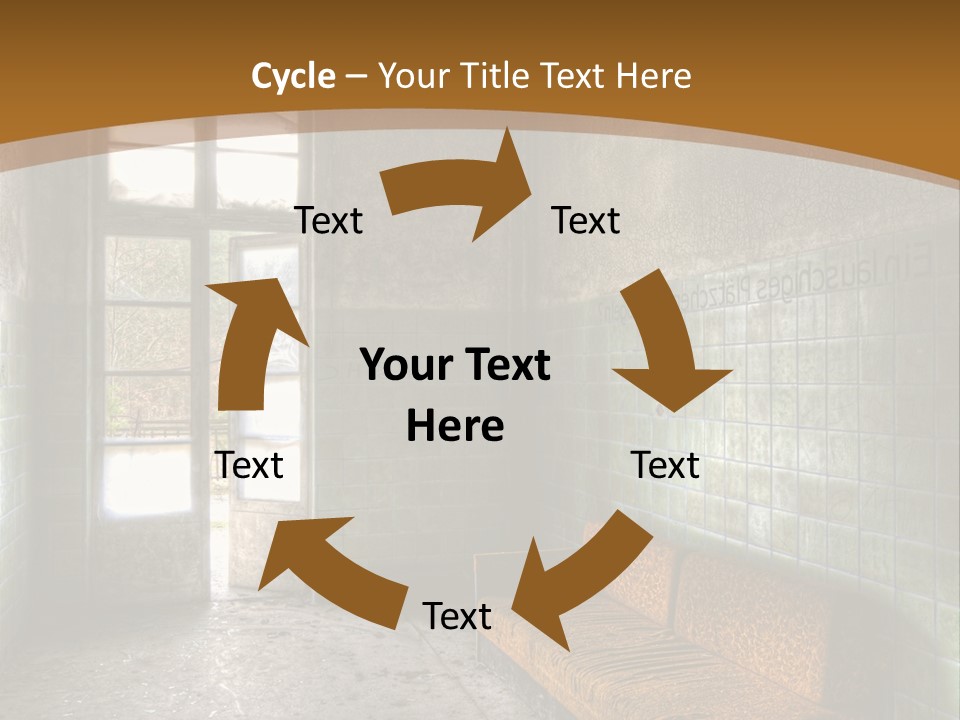 Vandalismus Raum Tristesse PowerPoint Template