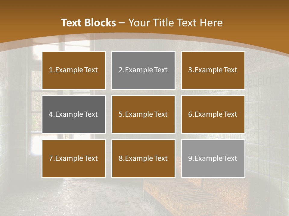 Vandalismus Raum Tristesse PowerPoint Template